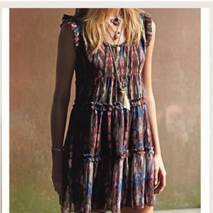 Anthropologie LILI's Closet motif dress